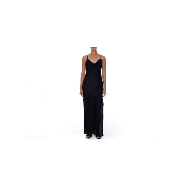 Lblc The Label Camila Cowl Dress Black Size S - Picture 2 of 3